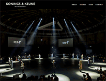 Tablet Screenshot of koningskeune.com